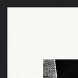 This is Where He Stood Framed print 50x70 cm / 20x28″ Black frame corner detail
