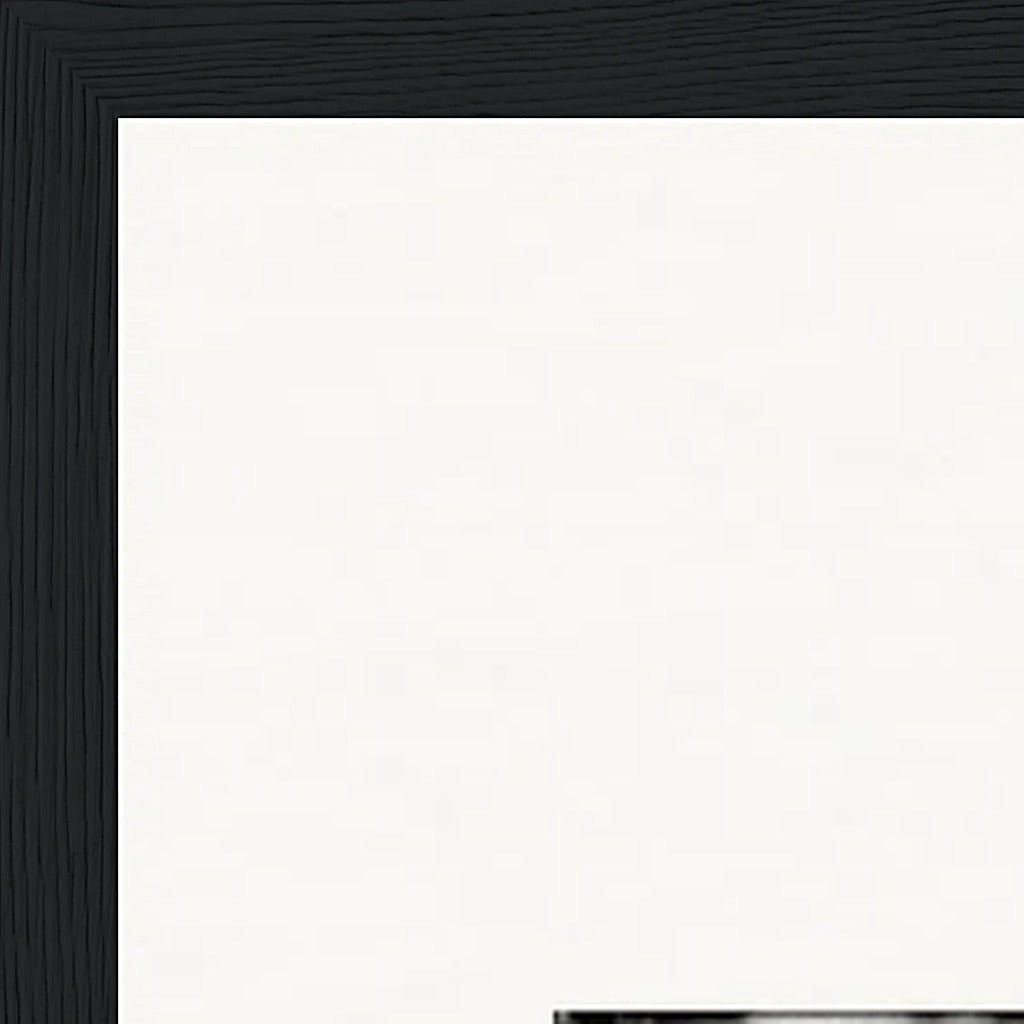 Old Star Framed print 50x70 cm / 20x28″ Black frame corner detail