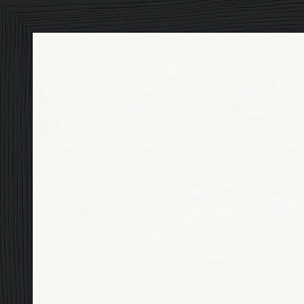 Misty Mind Framed print 50x70 cm / 20x28″ Black frame corner detail