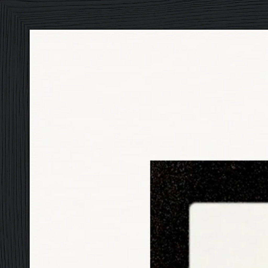 Little Secret Framed print 50x70 cm / 20x28″ Black frame corner detail