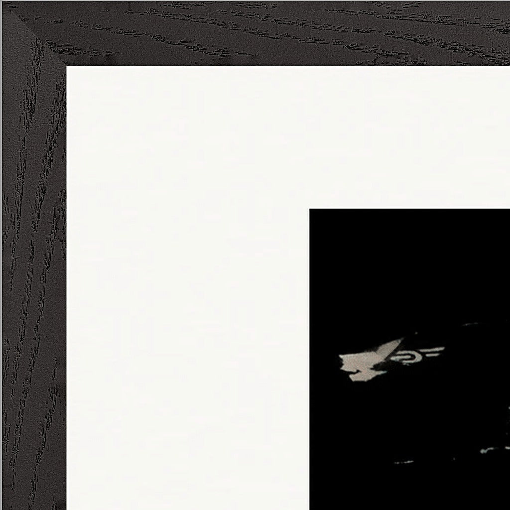 Vibe of Life Framed print 50x70 cm / 20x28″ Black frame corner detail