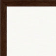 Misty Mind Framed print 50x70 cm / 20x28″ Dark wood frame corner detail