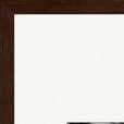 Old Star Framed print 50x70 cm / 20x28″ Dark wood frame corner detail