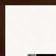 This is Where He Stood Framed print 50x70 cm / 20x28″ Dark wood frame corner detail