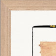Kiss My Ass Framed print 50x70 cm / 20x28″ Wood frame corner detail