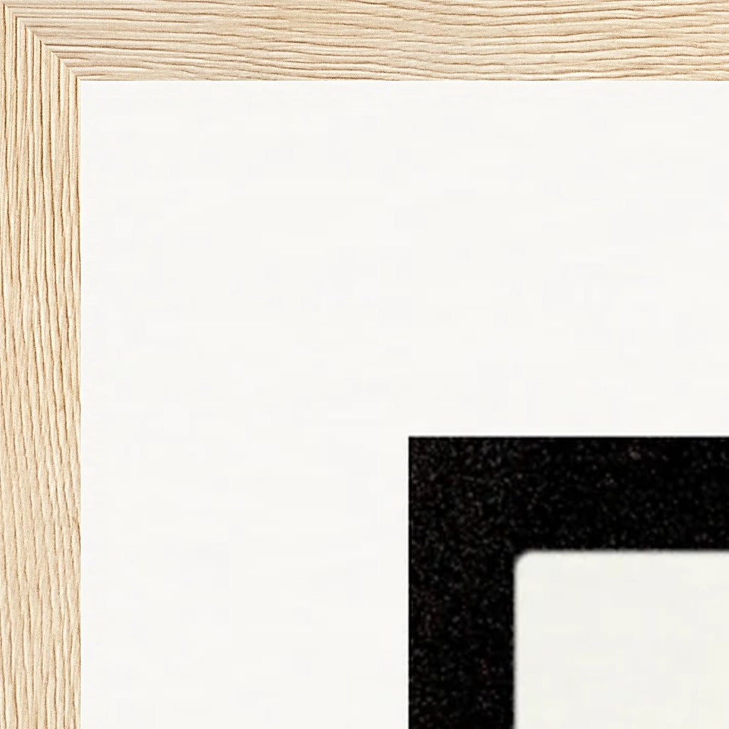 Little Secret Framed print 50x70 cm / 20x28″ Wood frame corner detail