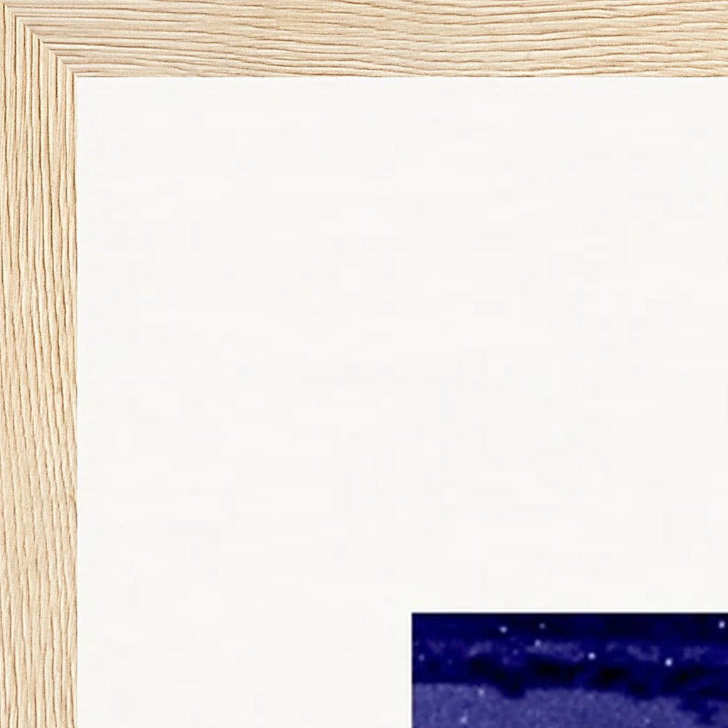 The Unwritten Path Framed print 50x70 cm / 20x28″ Wood frame corner detail