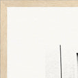 The Urban Matrix Framed print 50x70 cm / 20x28″ Wood frame corner detail
