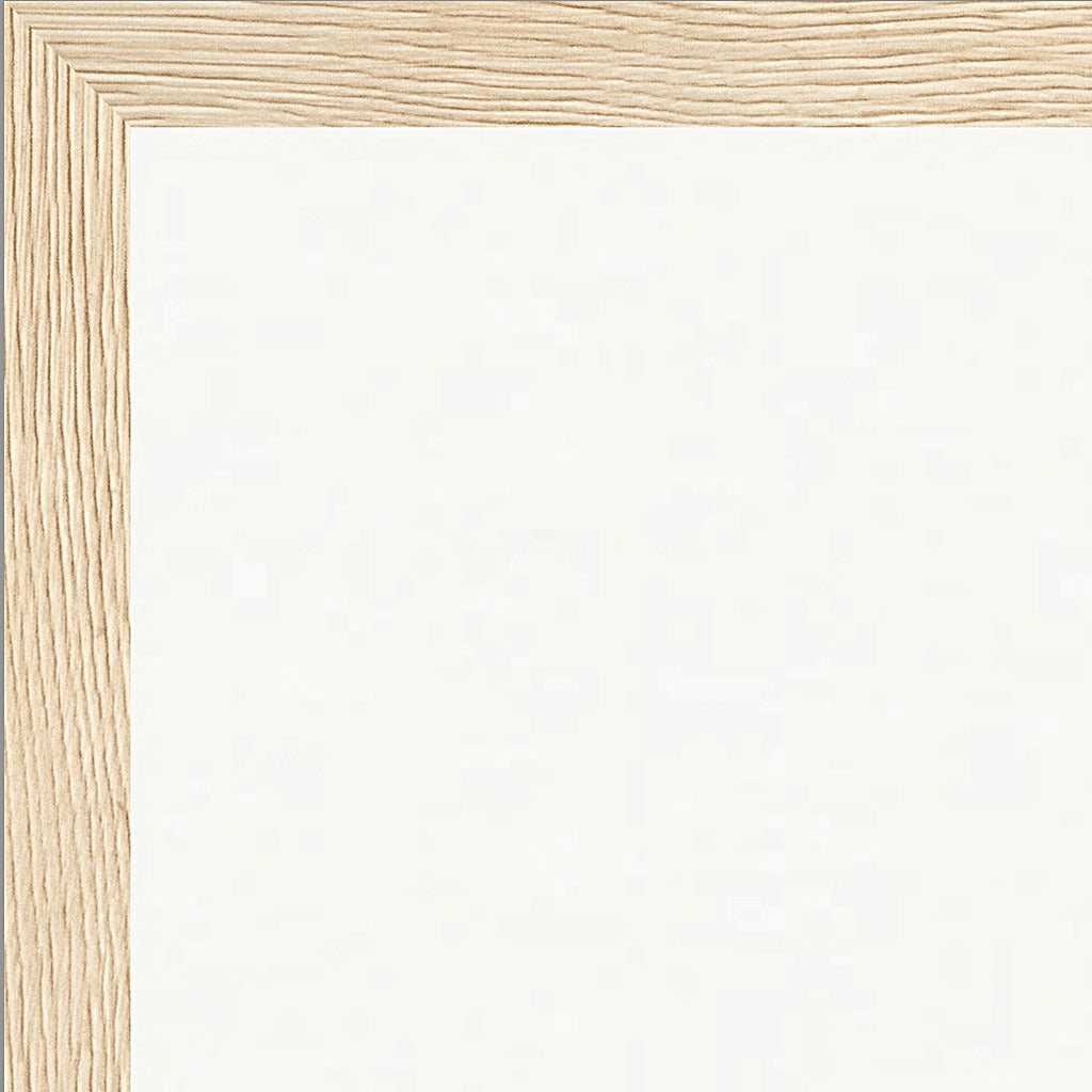 Misty Mind Framed print 50x70 cm / 20x28″ Wood frame corner detail