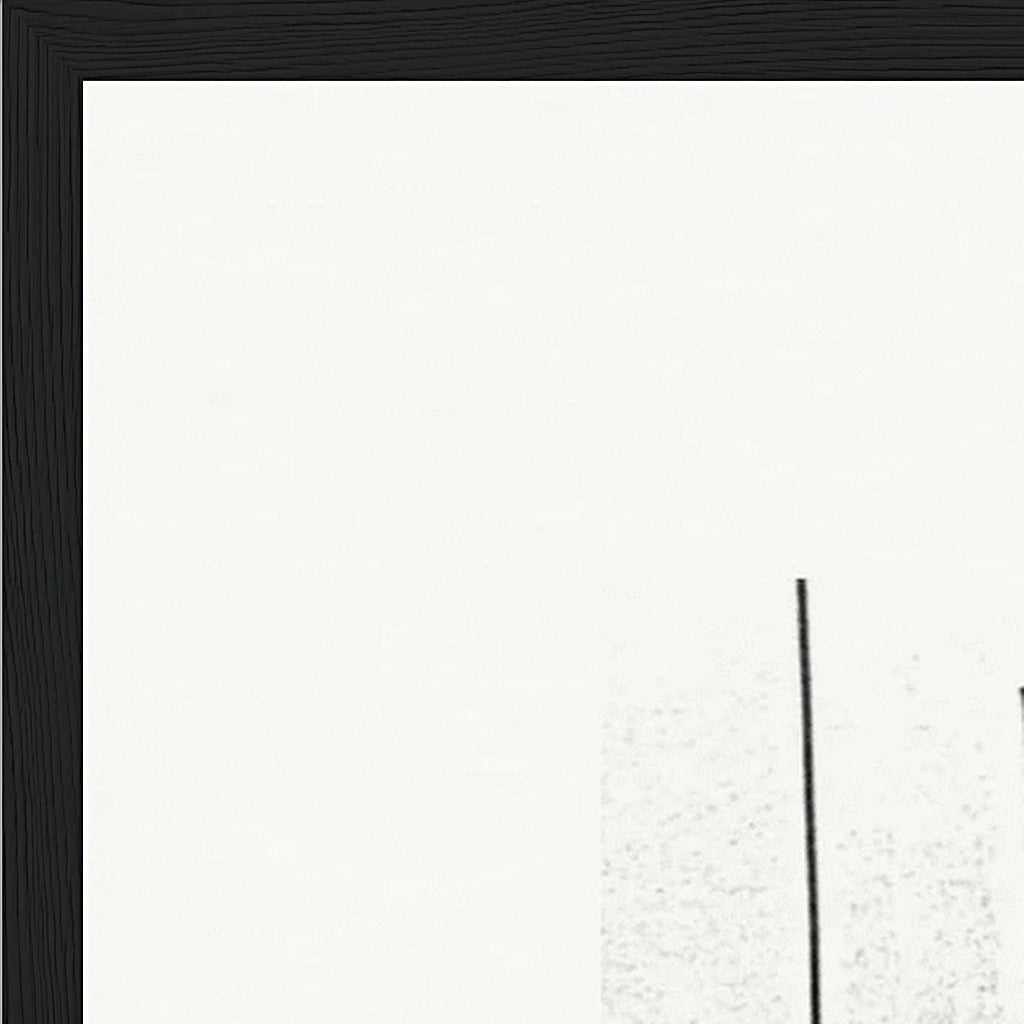 The Urban Matrix Framed print A1 (59.4 x 84.1  cm) Black frame corner detail