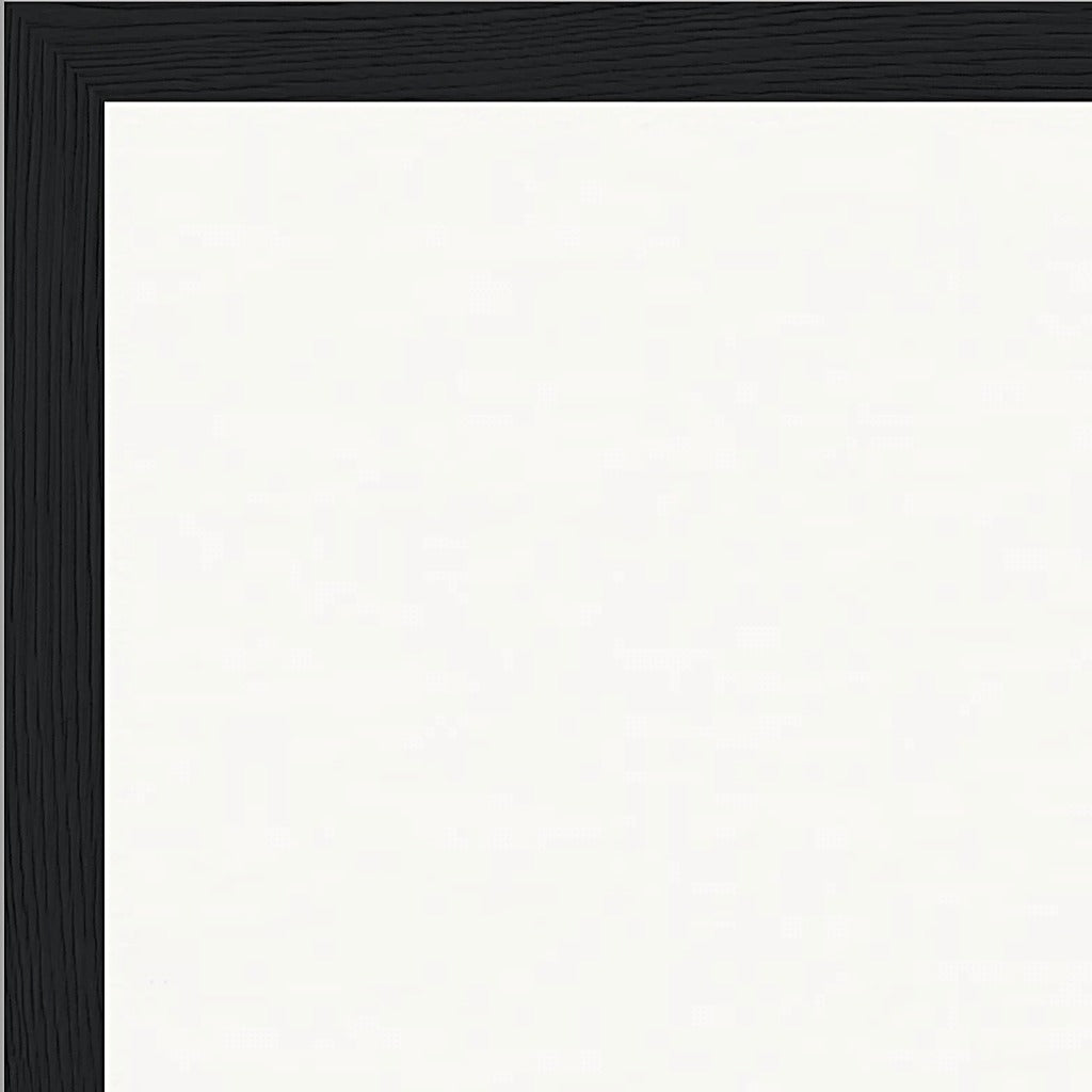 Synch'd Hands Framed print A1 (59.4 x 84.1  cm) Black frame corner detail