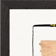 Kiss My Ass Framed print A1 (59.4 x 84.1  cm) Black frame corner detail