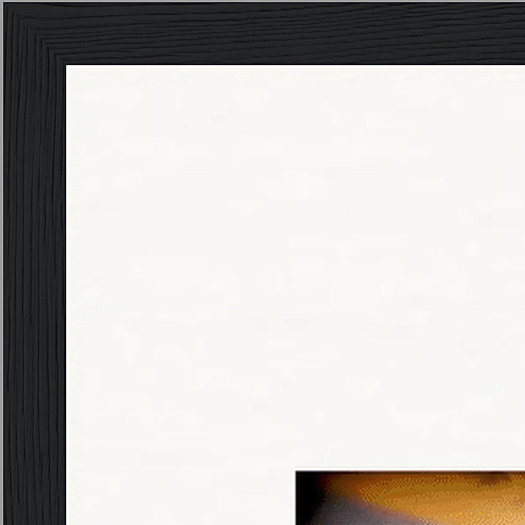 Cosmic Reflections Framed print A1 (59.4 x 84.1  cm) Black frame corner detail
