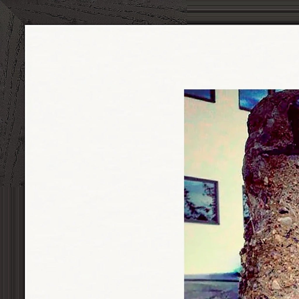 Wash It Framed print A1 (59.4 x 84.1  cm) Black frame corner detail