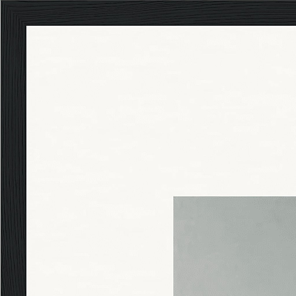 Everyday Hero Framed print A1 (59.4 x 84.1  cm) Black frame corner detail