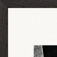 This is Where He Stood Framed print A1 (59.4 x 84.1  cm) Black frame corner detail