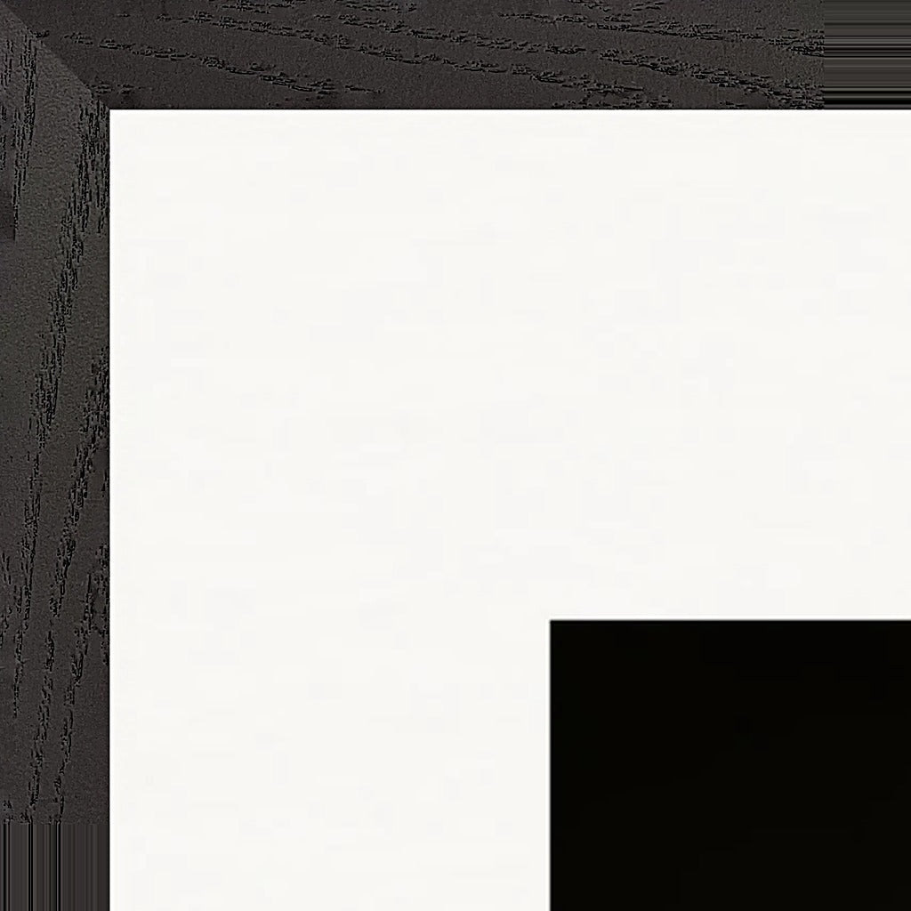 A Dreamer’s Strength Framed print A1 (59.4 x 84.1  cm) Black frame corner detail