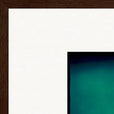 Dancing Cowboy Framed print A1 (59.4 x 84.1  cm) Dark wood frame corner detail