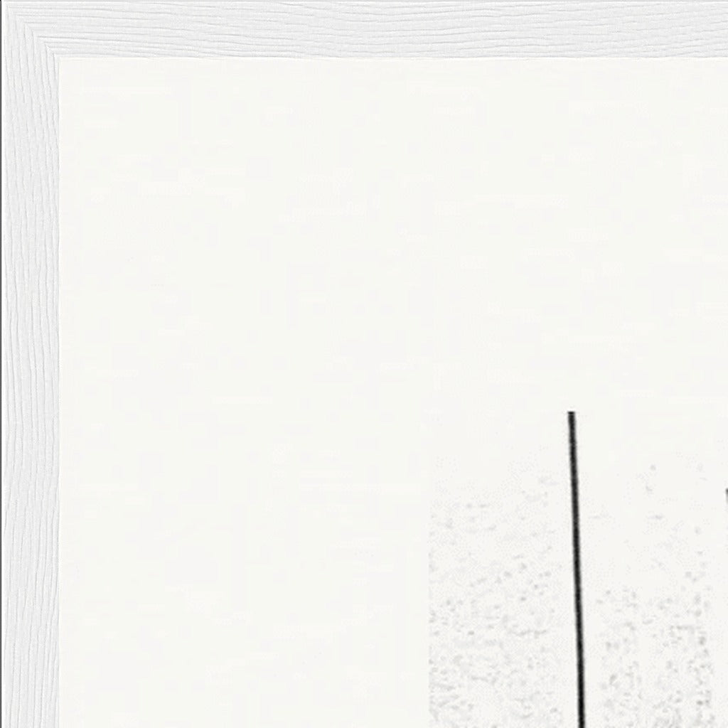 The Urban Matrix Framed print A1 (59.4 x 84.1  cm) White frame corner detail