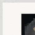Never too Late Framed print A1 (59.4 x 84.1  cm) White frame corner detail