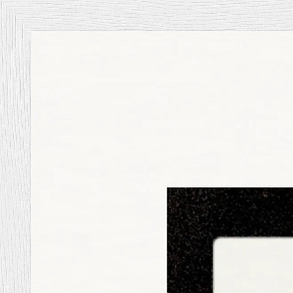 Little Secret Framed print A1 (59.4 x 84.1  cm) White frame corner detail