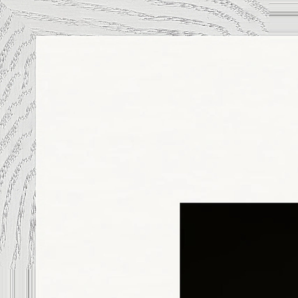 A Dreamer’s Strength Framed print A1 (59.4 x 84.1  cm) White frame corner detail