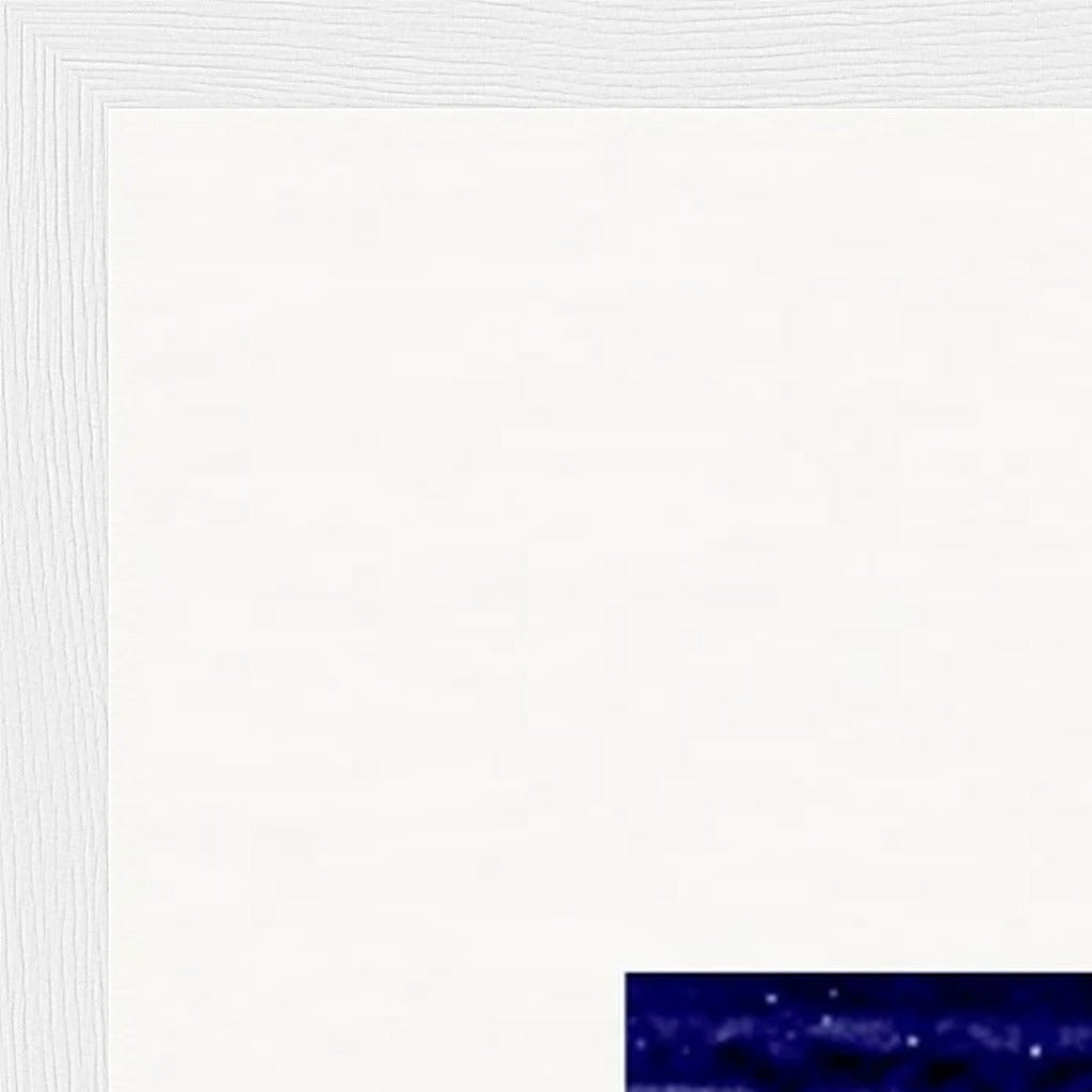 The Unwritten Path Framed print A1 (59.4 x 84.1  cm) White frame corner detail
