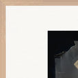 Never too Late Framed print A1 (59.4 x 84.1  cm) Wood frame corner detail