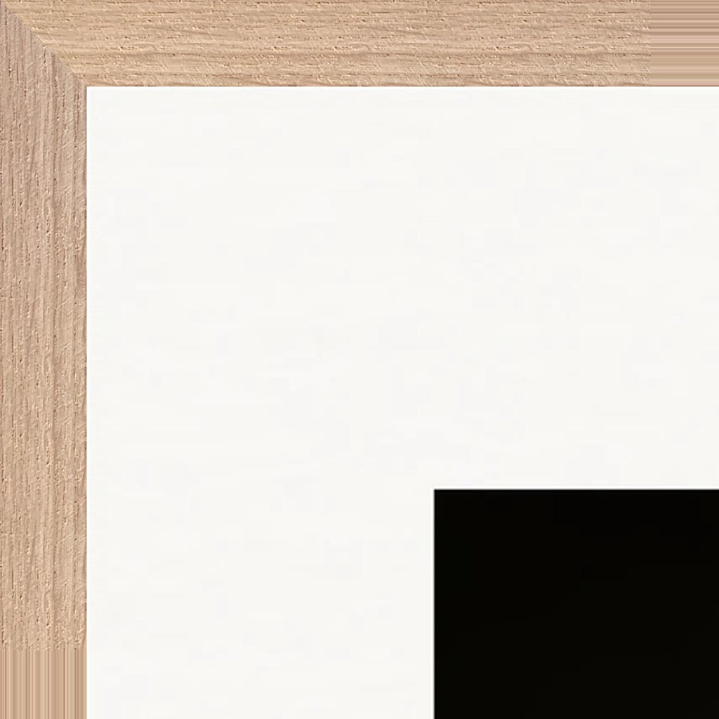 A Dreamer’s Strength Framed print A1 (59.4 x 84.1  cm) Wood frame corner detail
