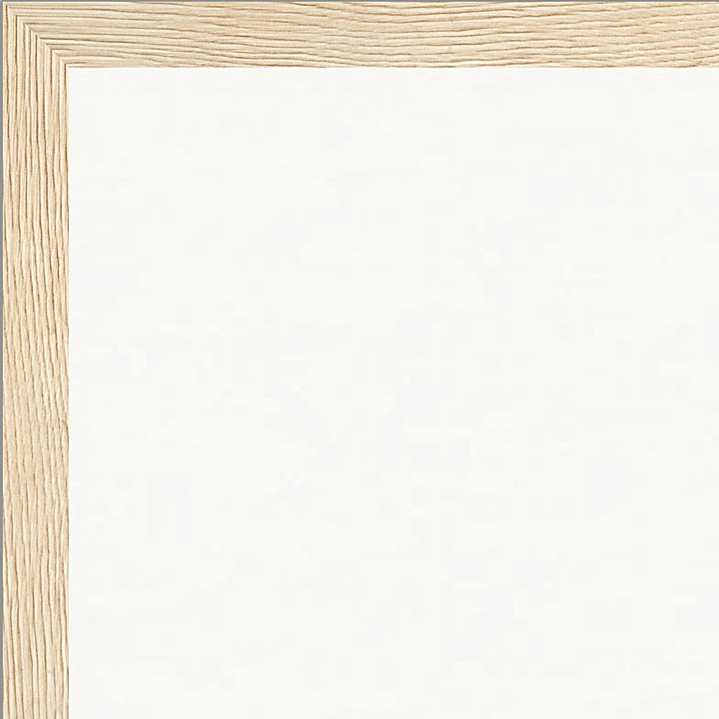 Synch'd Hands Framed print A1 (59.4 x 84.1  cm) Wood frame corner detail
