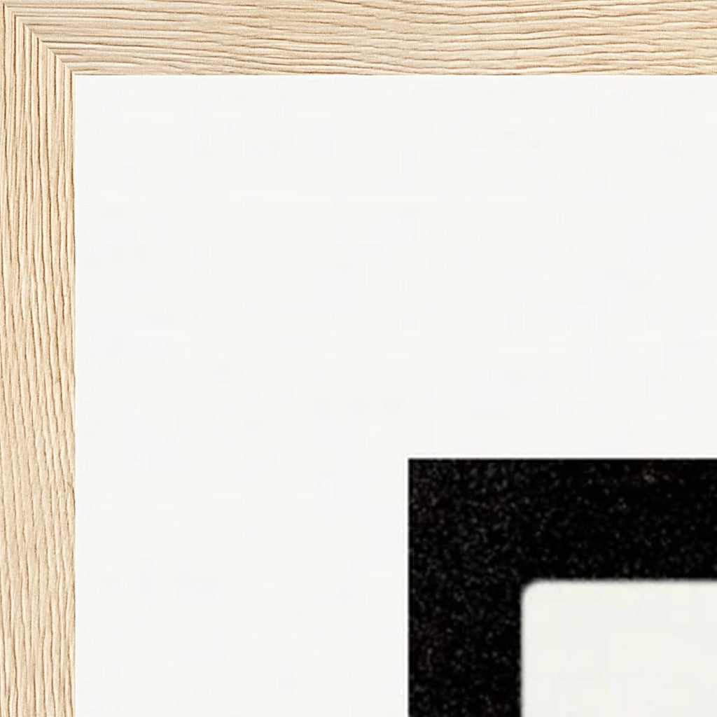 Little Secret Framed print A1 (59.4 x 84.1  cm) Wood frame corner detail