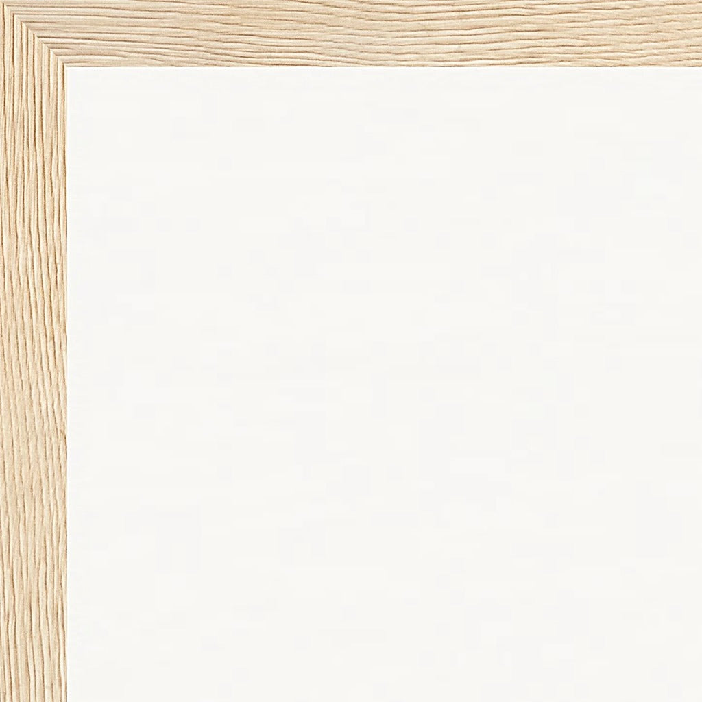 Around and Around Framed print A1 (59.4 x 84.1  cm) Wood frame corner detail