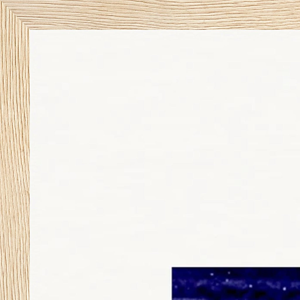 The Unwritten Path Framed print A1 (59.4 x 84.1  cm) Wood frame corner detail
