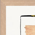 Kiss My Ass Framed print A1 (59.4 x 84.1  cm) Wood frame corner detail