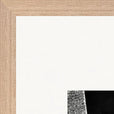 This is Where He Stood Framed print A1 (59.4 x 84.1  cm) Wood frame corner detail