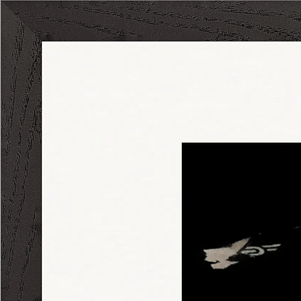 Vibe of Life Framed print 60x80 cm / 24x32″ Black frame corner detail
