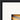 Cosmic Reflections Framed print 60x80 cm / 24x32″ Black frame corner detail