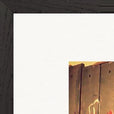 Blast Off Framed print 60x80 cm / 24x32″ Black frame corner detail