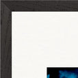 Bubbles and Sky Sticks Framed print 60x80 cm / 24x32″ Black frame corner detail