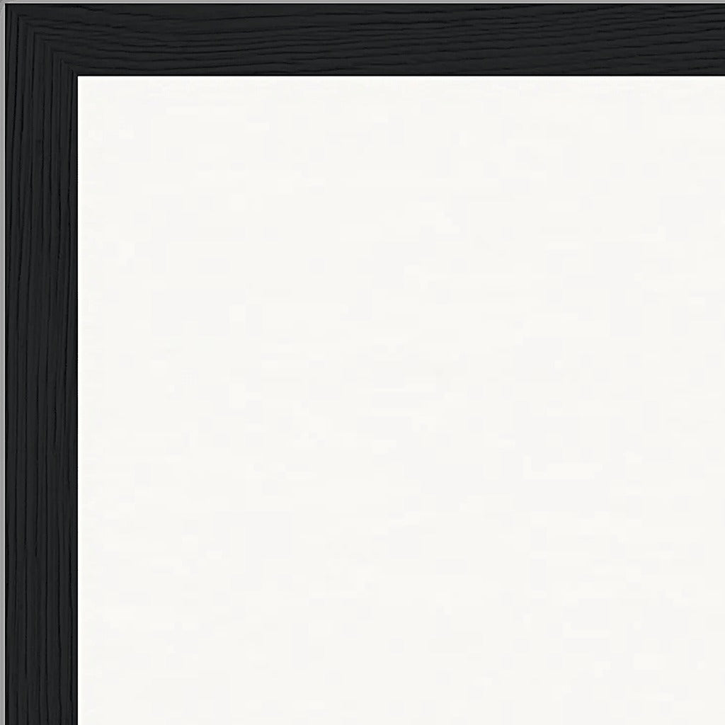 Nocturne Velvet Framed print 60x80 cm / 24x32″ Black frame corner detail