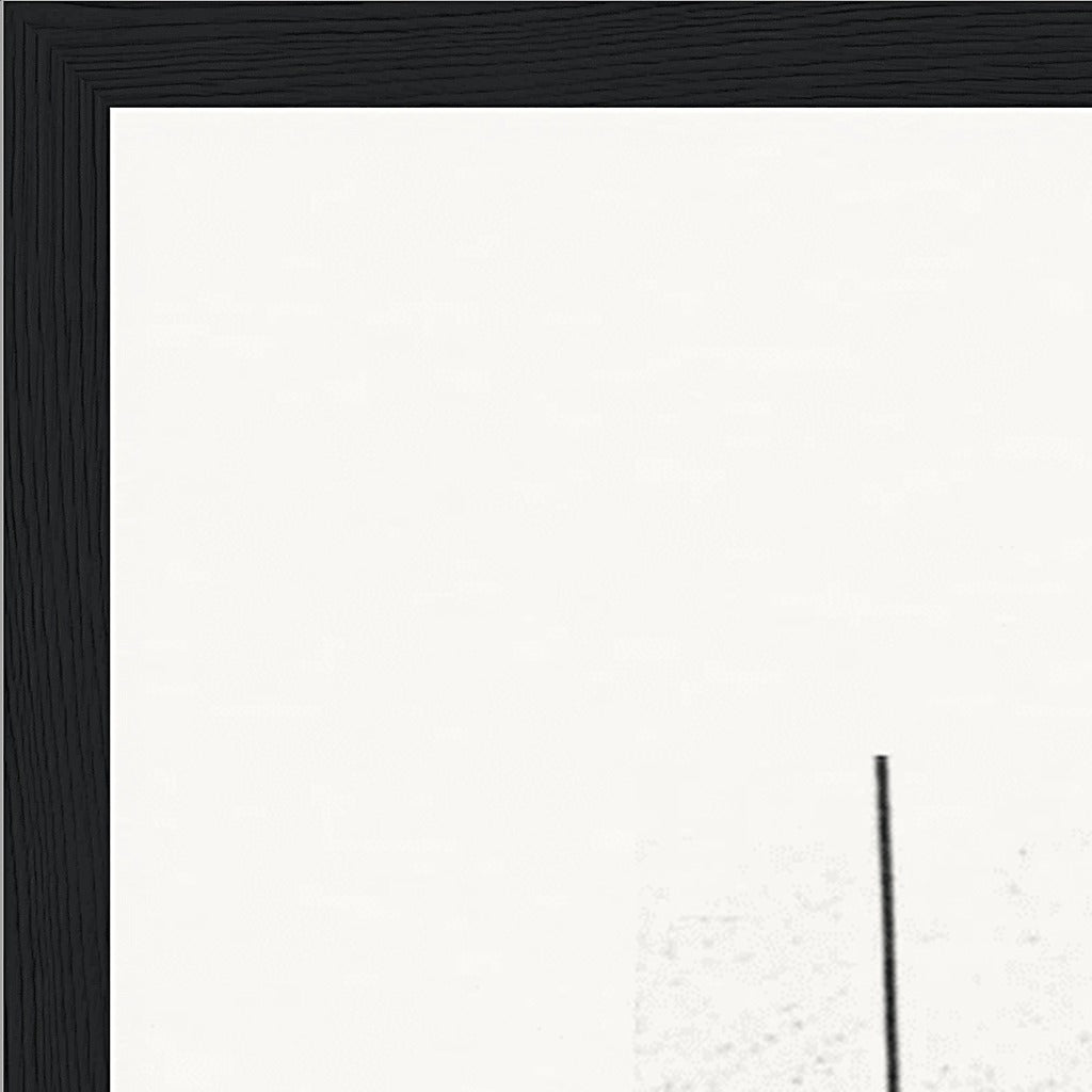 The Urban Matrix Framed print 60x80 cm / 24x32″ Black frame corner detail