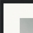 Everyday Hero Framed print 60x80 cm / 24x32″ Black frame corner detail