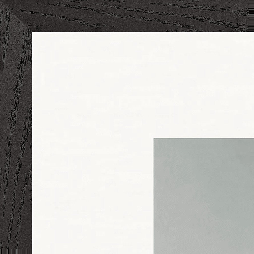 Everyday Hero Framed print 60x80 cm / 24x32″ Black frame corner detail