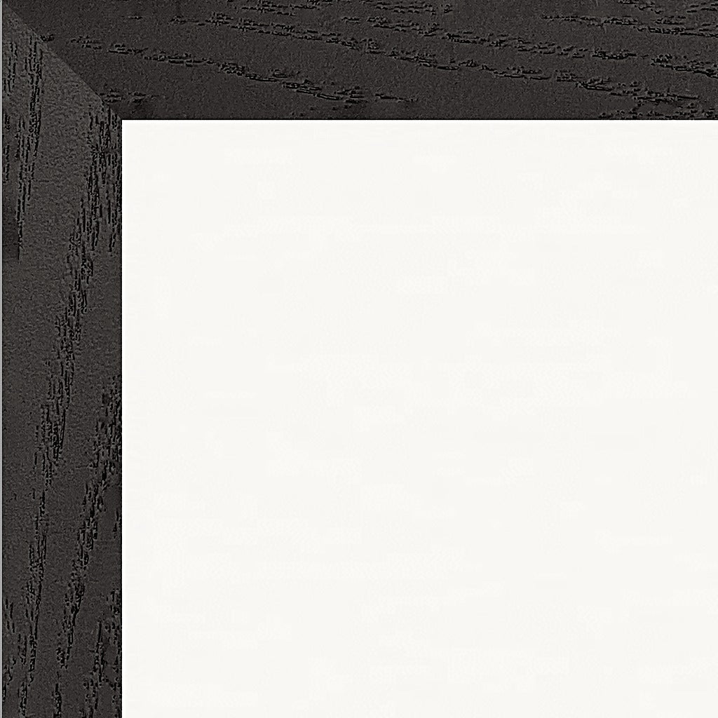 Circle of Life Framed print 60x80 cm / 24x32″ Black frame corner detail