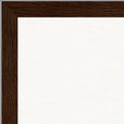 Chromatic Kiss Framed print 60x80 cm / 24x32″ Dark wood frame corner detail