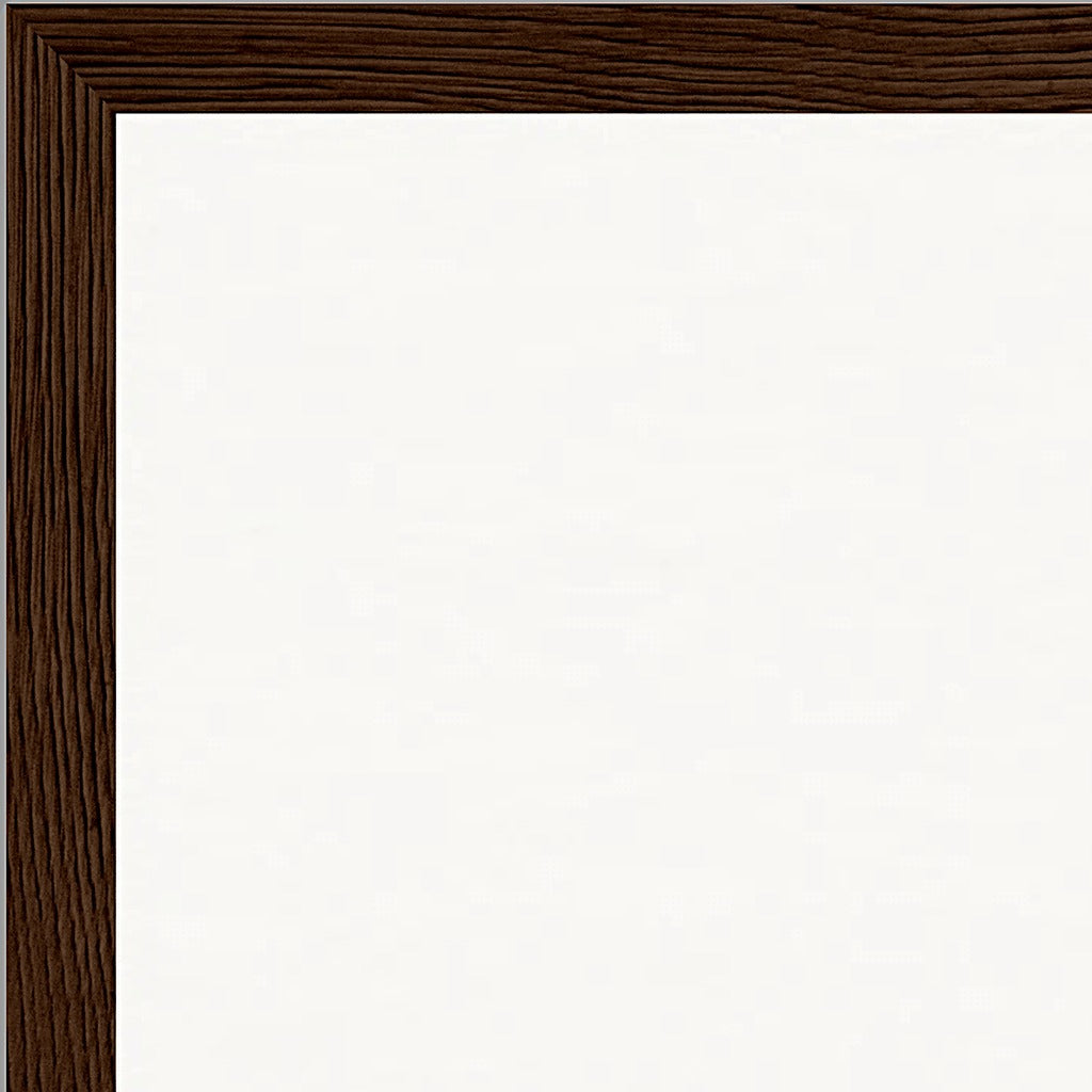 Nocturne Velvet Framed print 60x80 cm / 24x32″ Dark wood frame corner detail
