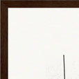 The Urban Matrix Framed print 60x80 cm / 24x32″ Dark wood frame corner detail