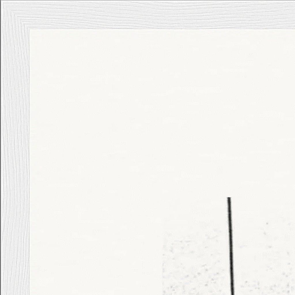 The Urban Matrix Framed print 60x80 cm / 24x32″ White frame corner detail