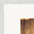 Blast Off Framed print 60x80 cm / 24x32″ White frame corner detail