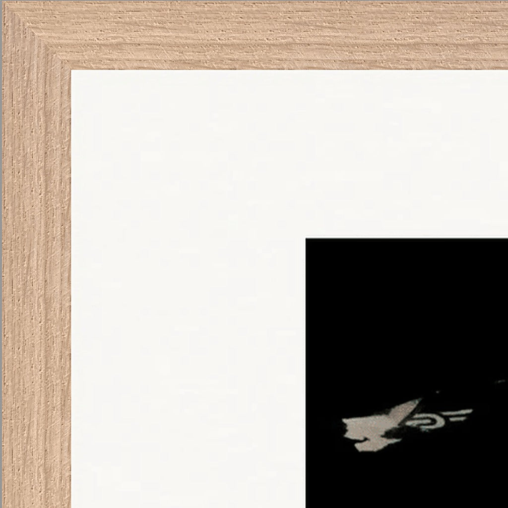 Vibe of Life Framed print 60x80 cm / 24x32″ Wood frame corner detail